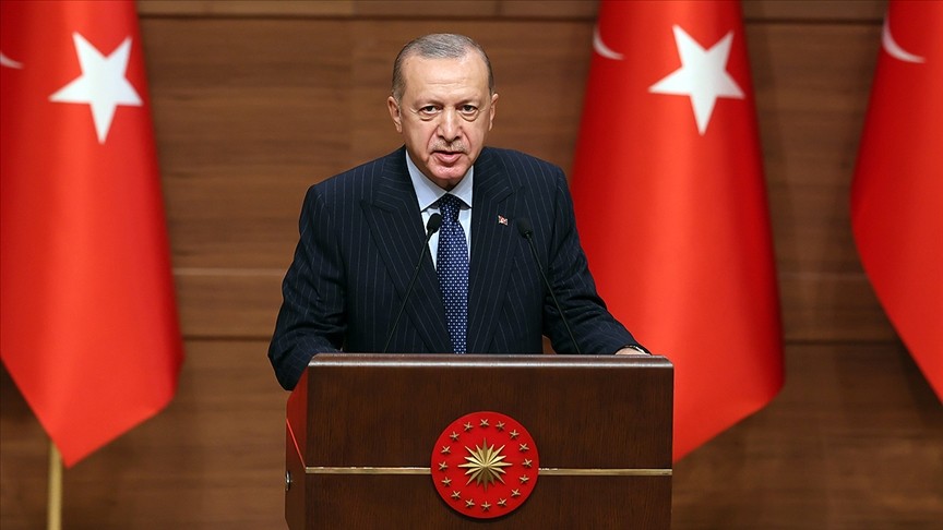 Erdoğan'dan TÜGVA programında dikkat çeken mesaj