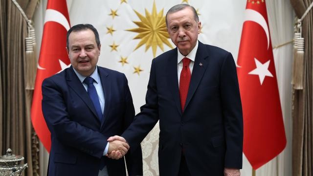 Başkan Erdoğan Sırbistan Dışişleri Bakanı'nı kabul etti