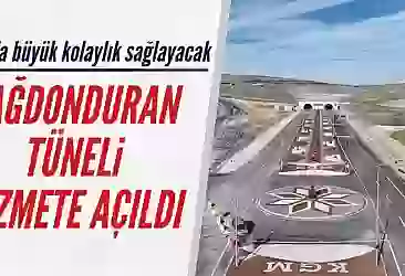 Sivas'ta Yağdonduran Tüneli hizmete açıldı