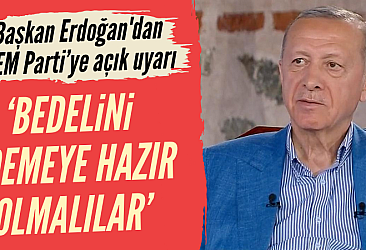 Başkan Erdoğan'dan Bahçeli'ye DEM Parti desteği