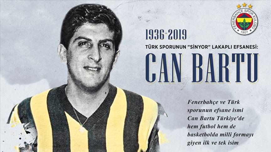 Türk sporunun futbol ve basketboldaki tek milli oyuncusu:Can Bartu
