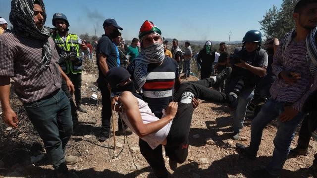 Terör devleti İsrail, 87 Filistinliyi yaraladı