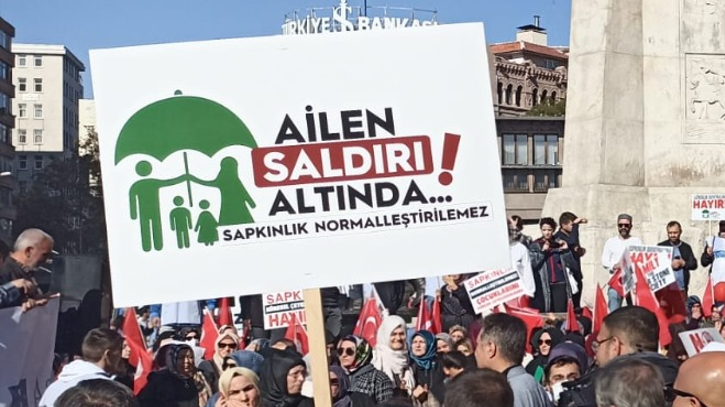 Ankara sapkın LGBT'ye karşı birleşti