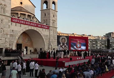 Sırp Ortodoks Kilisesi'nin tören için Cetinje'yi seçmesi tepki çekti