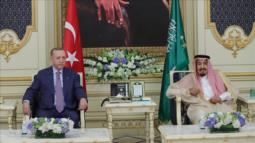 Erdoğan, Suudi Arabistan kralı ile bir araya geldi