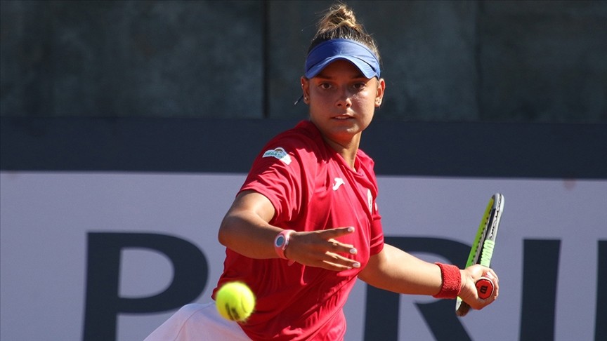 Milli tenisçi Melisa Ercan, Fransa Açık'ın gençler kategorisinde üçüncü tura yükseldi