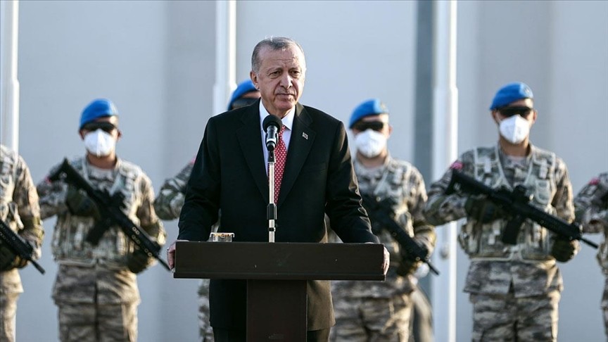 Erdoğan'dan Katar-Türk Birleşik Müşterek Kuvvet Komutanlığına ziyaret