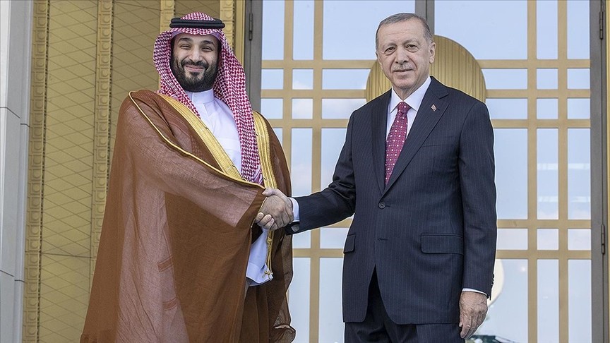Başkan Erdoğan Veliaht Prensi Selman'ı resmi törenle karşıladı