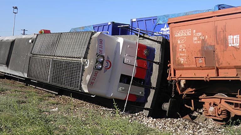 Kırıkkale'de tren kazası