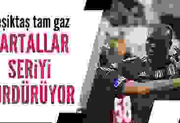 Beşiktaş seriye beş golle devam etti