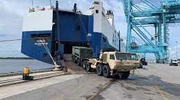ABD askeri nakil gemisi Dedeağaç'ta