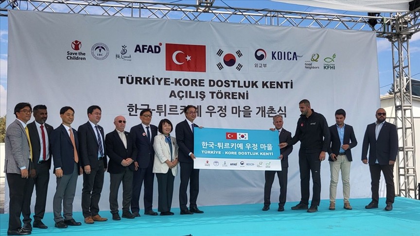 Hatay'da 'Kore-Türkiye Dostluk Kenti'nin açılışı yapıldı