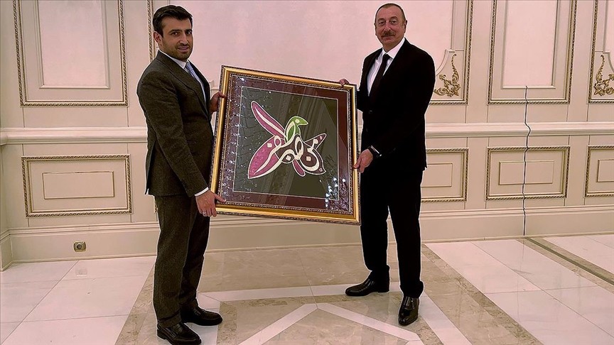Aliyev, Selçuk Bayraktar'ı kabul etti