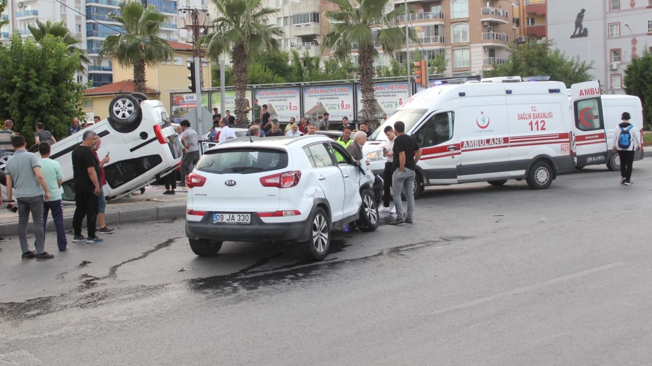 Aydın'da trafik kazası: 1'i çocuk, 5 yaralı