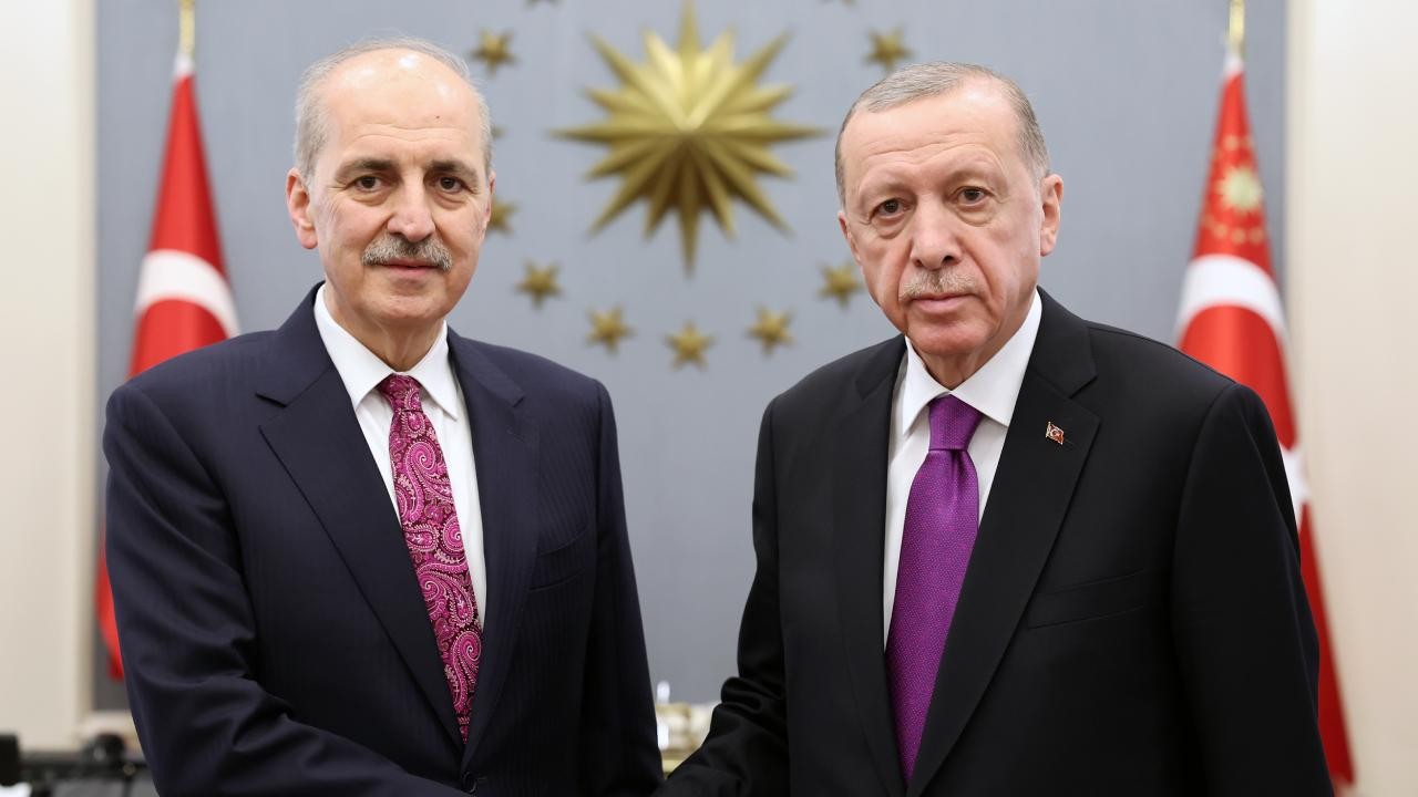 Başkan Erdoğan'dan TBMM Başkanı Kurtulmuş'a tebrik