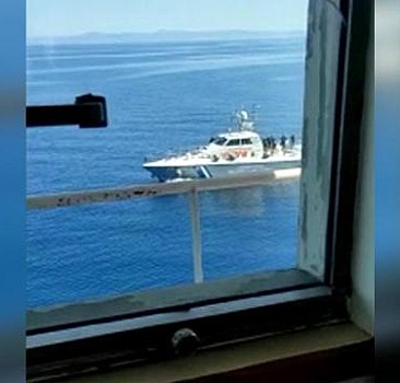 Yunanistan unsurları Ro-Ro gemisine taciz ateşi açtı