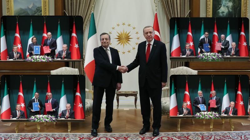 Türkiye-İtalya arasında 9 anlaşma imzalandı
