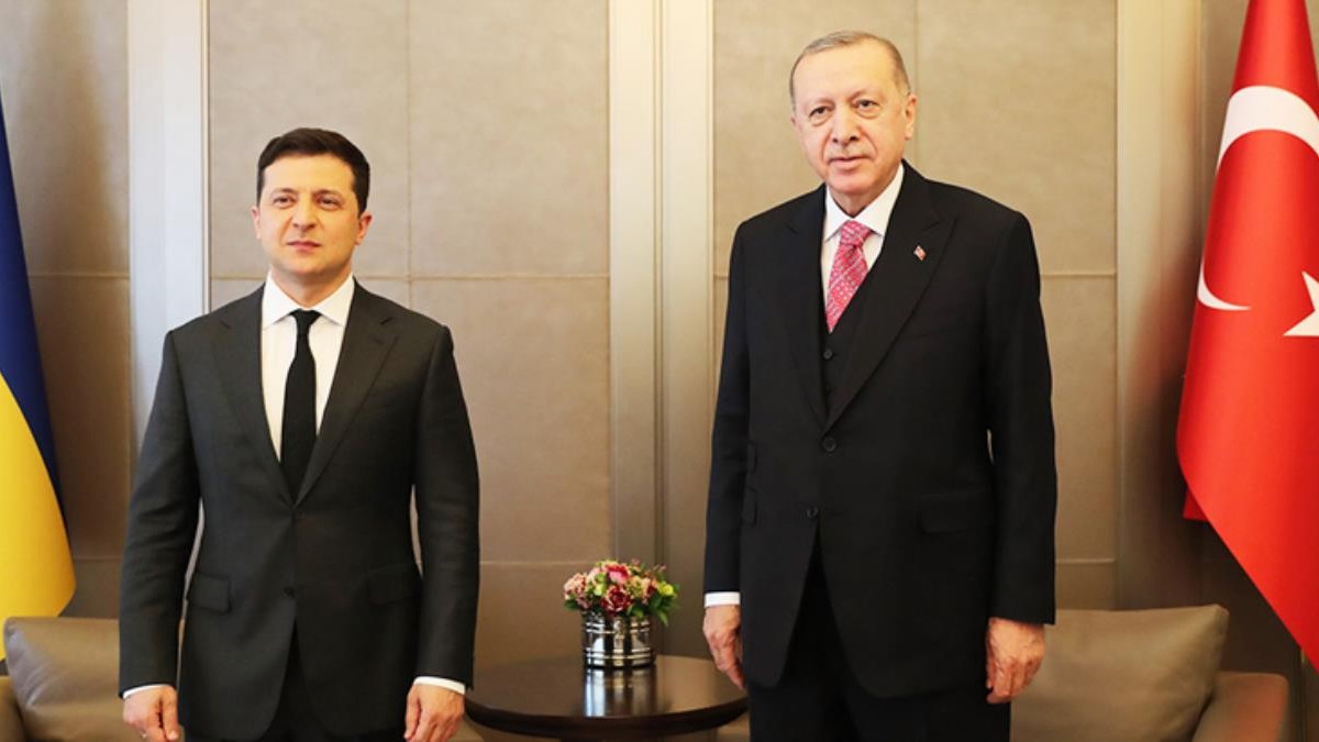 Erdoğan Ukraynalı mevkidaşı ile bir araya geldi