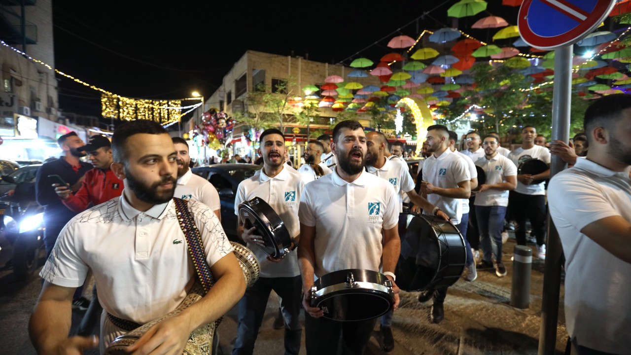 Kudüs'te bayram hazırlıkları fasıl eğlencesiyle başladı