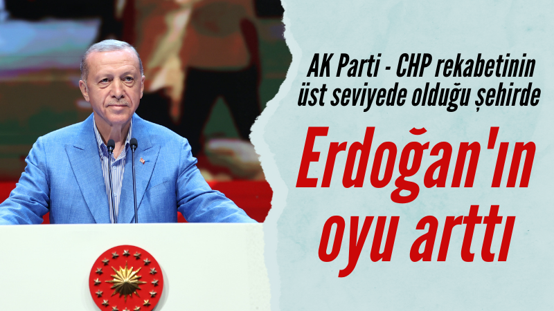 Erdoğan Adana'da oyunu artırdı