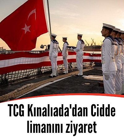TCG Kınalıada'dan Cidde limanını ziyaret