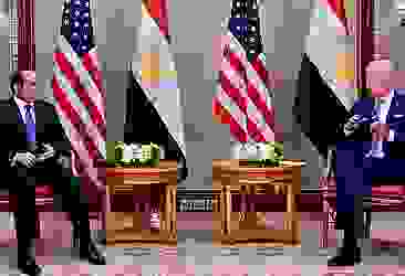 Mısır Cumhurbaşkanı ve Biden "stratejik ortaklığı" görüştü