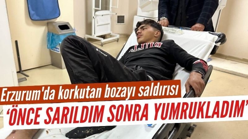 Erzurum'da bozayı saldırısı: 16 yaşındaki çocuk yaralı kurtuldu