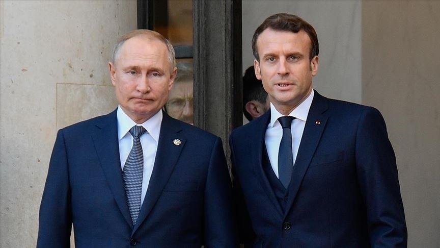 Putin ile Macron Rusya'nın Ukrayna'yı işgalini görüştü