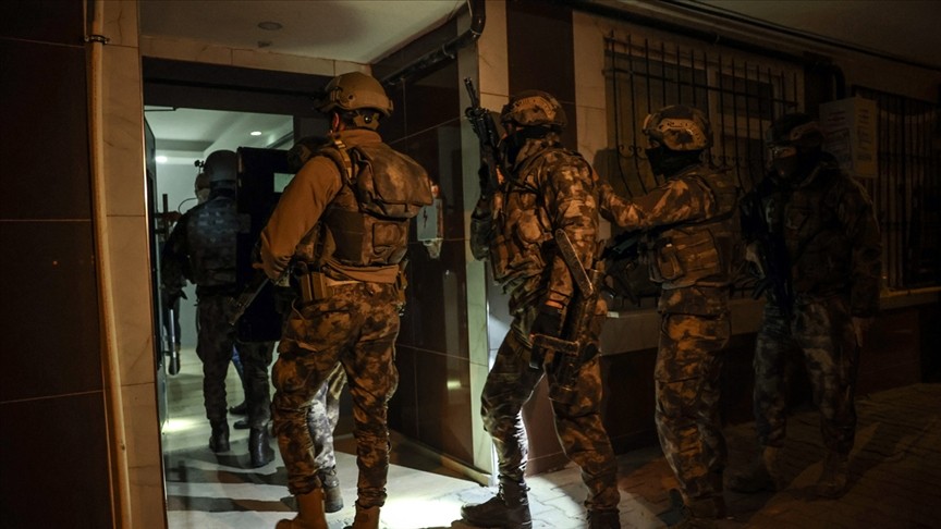 Terör örgütü PKK/KCK operasyonunda 7 şüpheli yakalandı