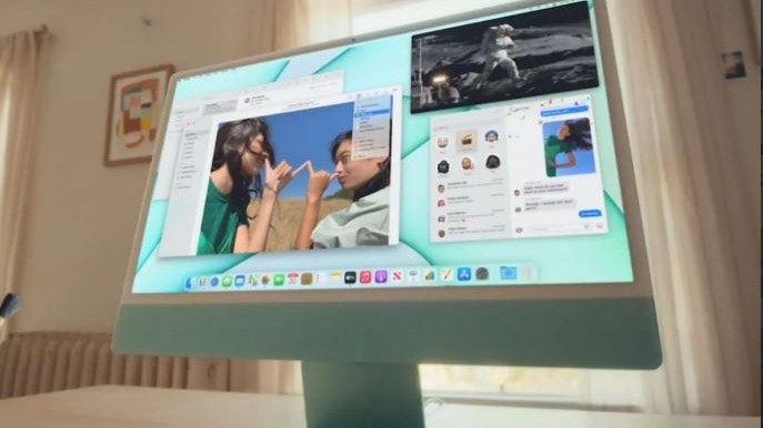 Apple, gücünü M1 çipinden alan yeni iMac'i tanıttı