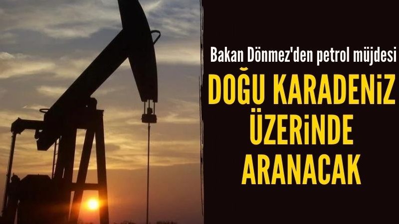 Bakan Dönmez: Doğu Karadeniz'de petrol bulma ihtimalimiz var