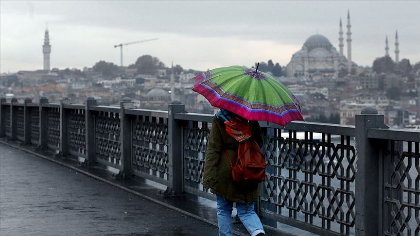 İstanbul'da hafta sonu için sağanak uyarısı