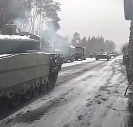 Rus tankları Kiev'e ilerliyor