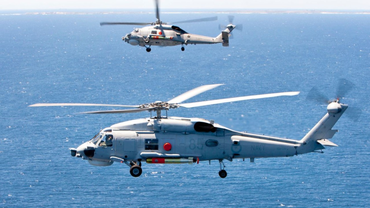 ABD donanmasına ait helikopter düştü