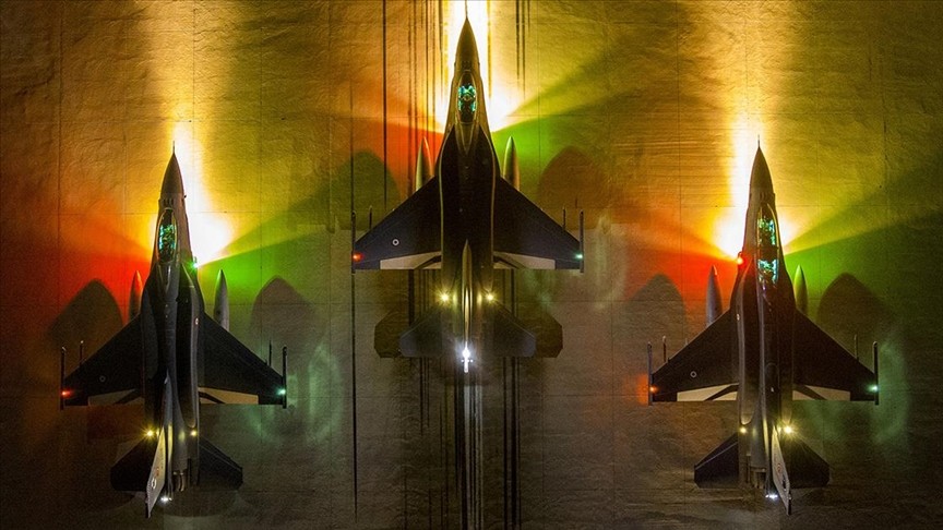 Gündüz 'kartal' gece 'yarasa' F-16'lar, her şartta göreve hazır