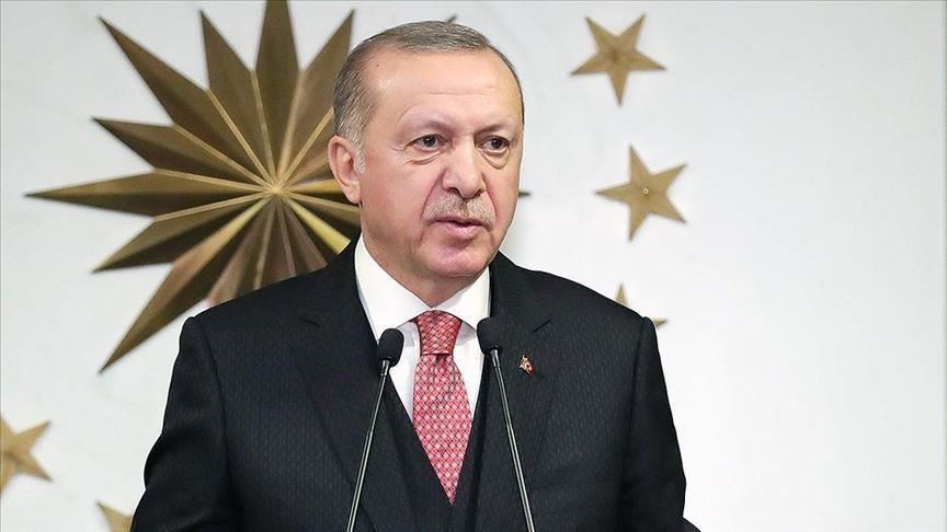 Başkan Erdoğan' dan şehit ailelerine başsağlığı mesajı