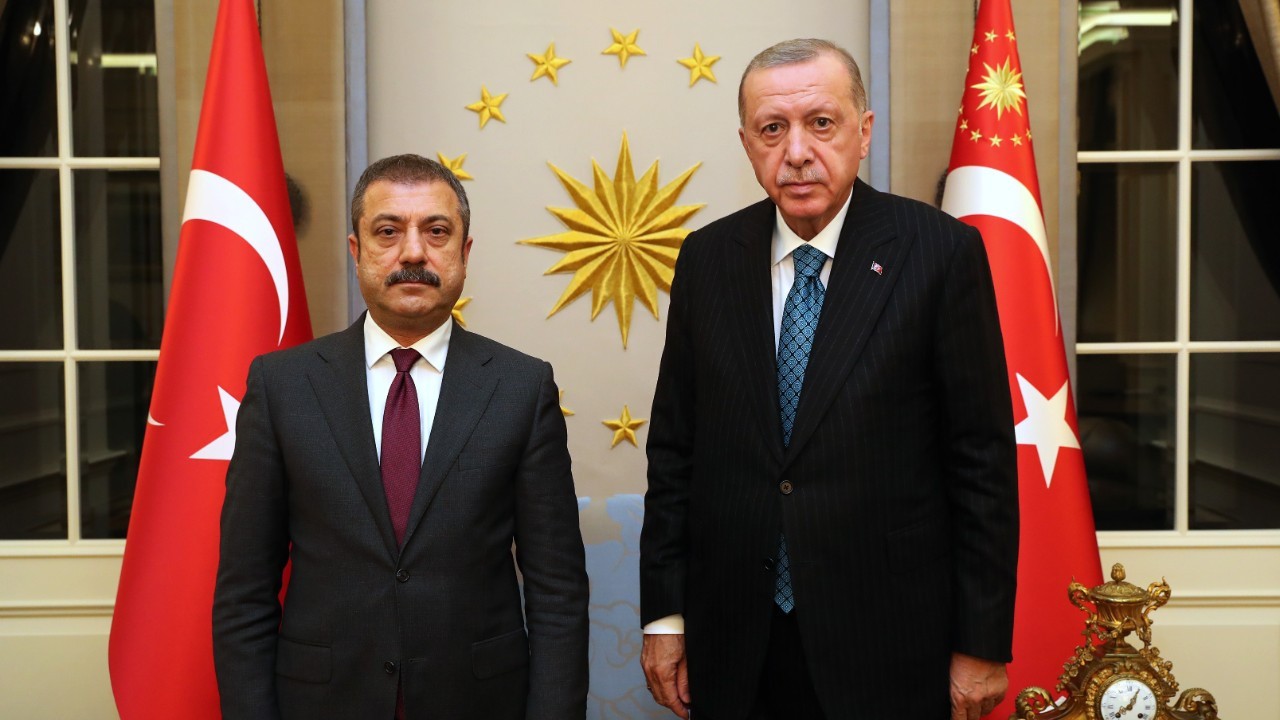Cumhurbaşkanı Erdoğan, Şahap Kavcıoğlu'nu kabul etti