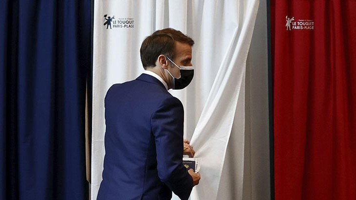 İlk turda Macron'a şok