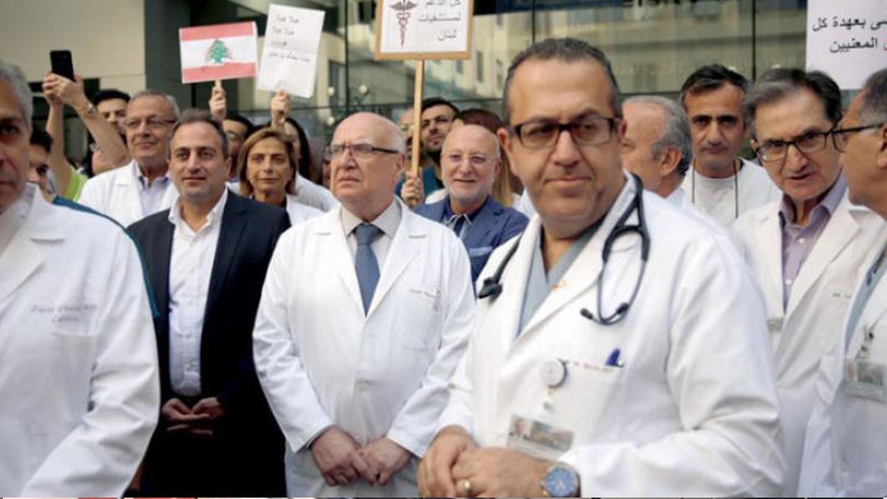 Lübnan'da doktorlar kriz yüzünden iş bıraktı
