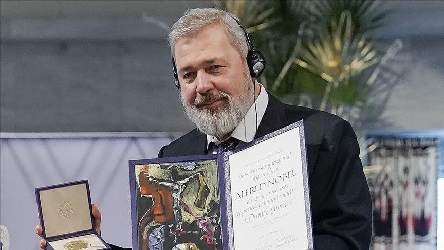 Rus gazeteci, Nobel ödülünü Ukraynalı çocuklar için sattı