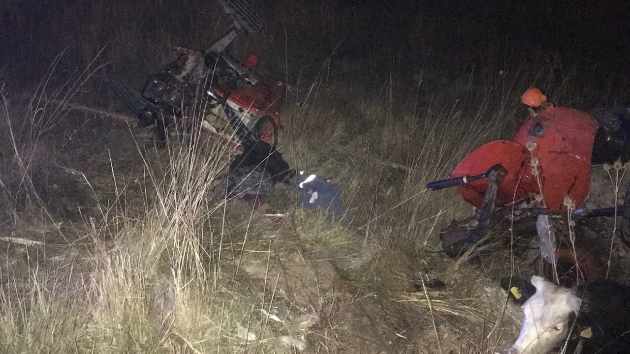 Kütahya'da tır park halindeki traktöre çarptı, 1 kişi öldü, 2 kişi yaralandı