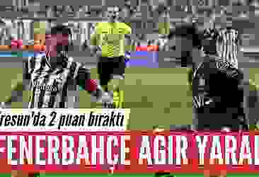 Giresunspor'da sevinç, Fenerbahçe'de hüzün