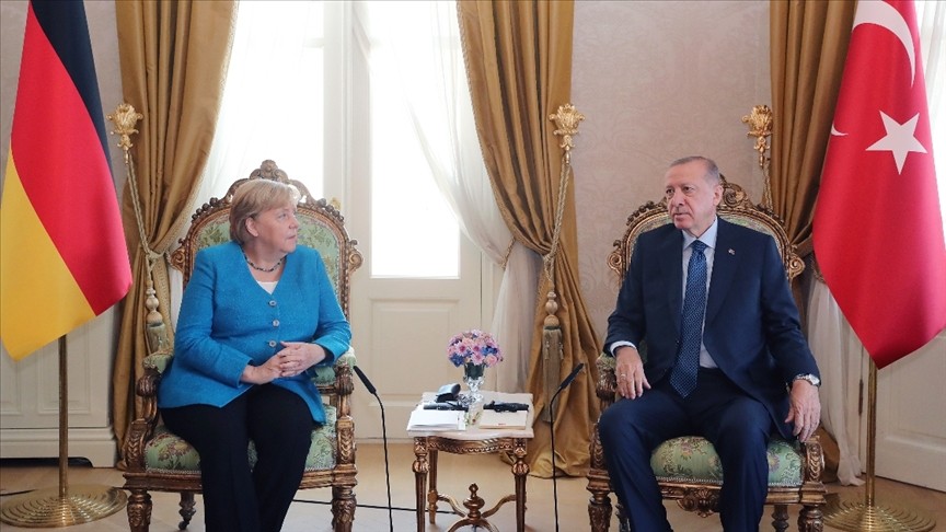 Erdoğan - Merkel görüşmesi sona erdi