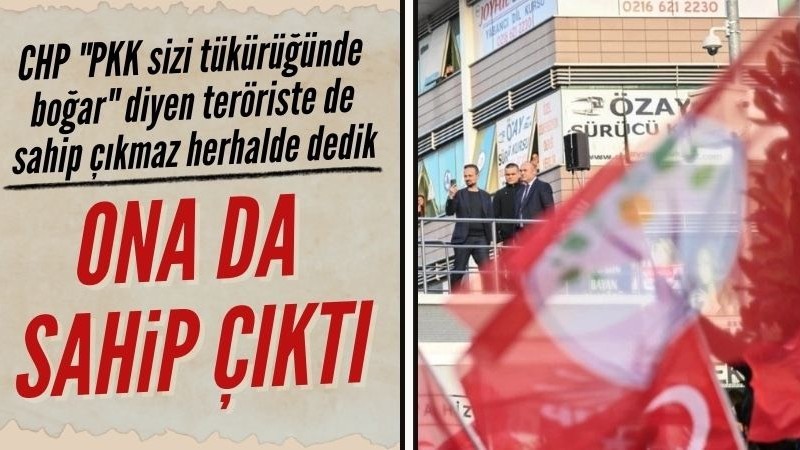 PKK'lı Zeydan'a CHP'den destek gecikmedi