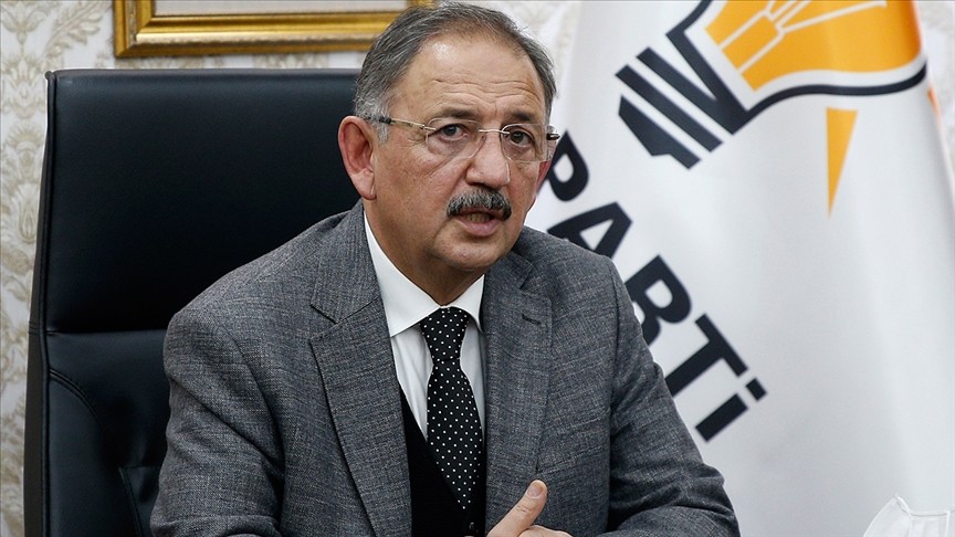 Bakan Mehmet Özhaseki, Afyonkarahisar'da AK Parti İl Başkanlığı'nda konuştu
