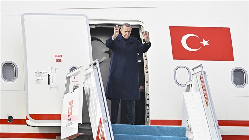 Başkan Erdoğan Yunanistan'a gitti