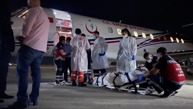Lübnan'dan yaralı 4 kişi Türkiye'ye gönderildi