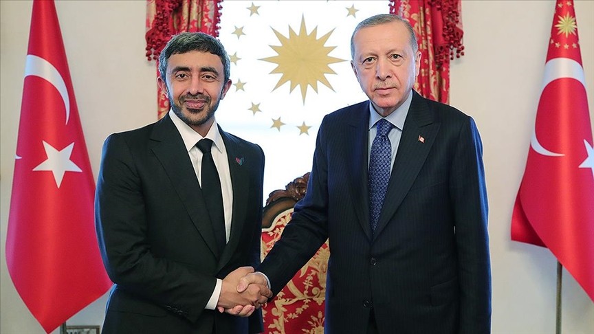 Erdoğan, BAE Dışişleri Bakanı ile görüştü