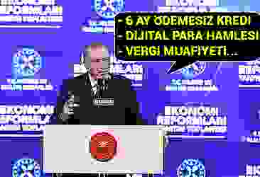 Başkan Erdoğan Ekonomi Reform Paketini açıkladı