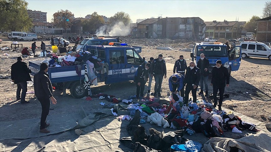 Ankara'da 'bit pazarı'na polis müdahalesi